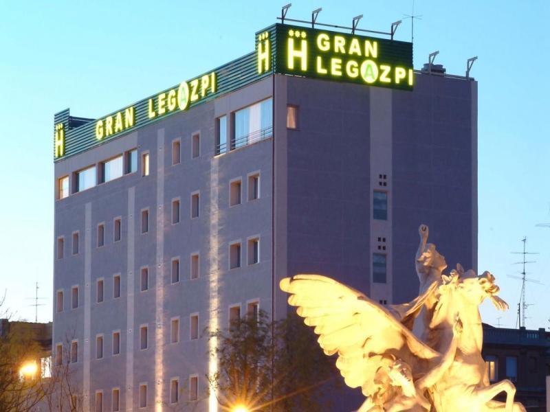 Hotel Gran Legazpi Madrid Exterior foto